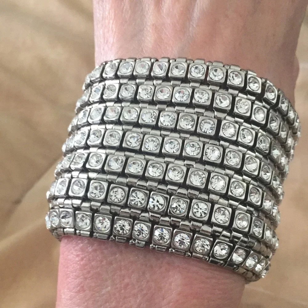 COPY - Mesh Rhinestone Cuff - Picture 2 of 3